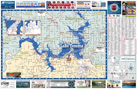 Lake Texoma Map