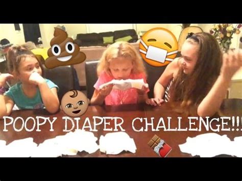 😷💩POOPY DIAPER CHALLENGE!!!💩😷 - YouTube