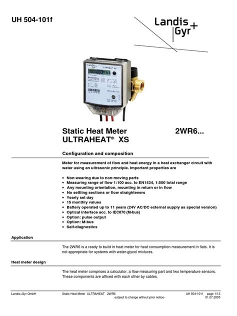 BTU Meter | PDF | Flow Measurement | Heat