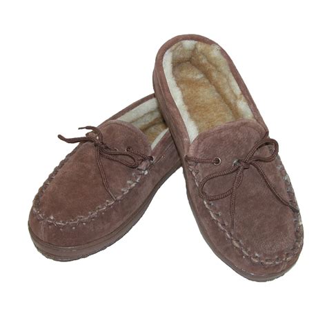 Mens Washington Traditional Loafer Moccasin Slipper by Old Friend | Men's Slippers at BeltOutlet.com