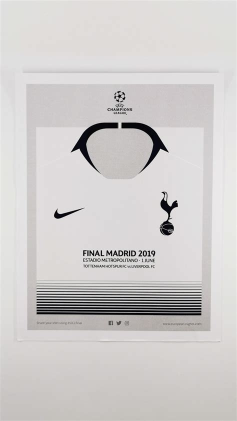 2019 Champions League Final Tottenham Hotspur vs Liverpool programme ...