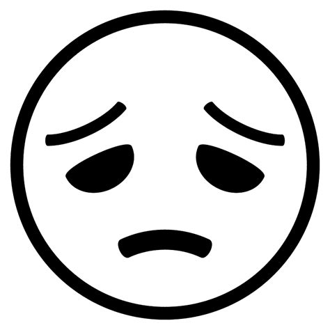 Disappointed Emoticon Face Flat Transparent Png Svg V - vrogue.co