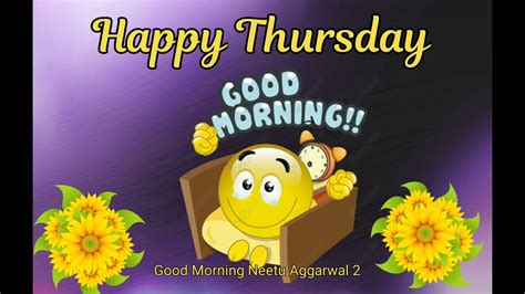 Happy Thursday E-Card,Good Morning Happy Thursday Wishes,Happy Thursday Animated Video,Thursday ...