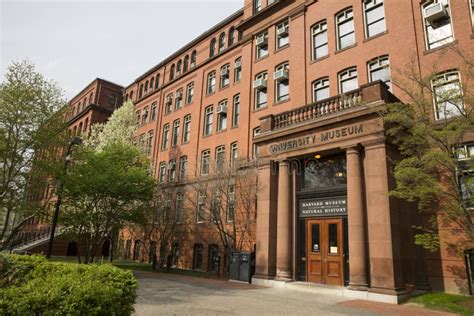 Entrance To the Harvard Museum of Natural History in Cambridge, MA, USA ...