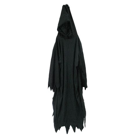 SeasonsTrading 40" Black Hooded Robe Costume Accessory - Walmart.com