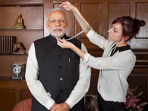 Strike a pose: Modi gets measured for Madame Tussauds statue | Latest ...