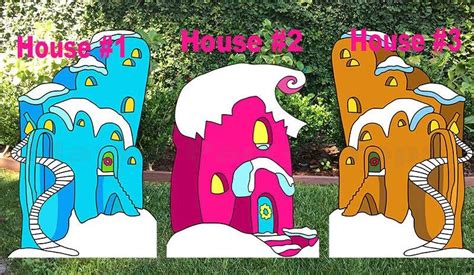 ONE 1 Classic Christmas House Yard Art Whoville House - Etsy ...