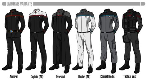 Star Trek Online 'Odyssey' Uniform Variants by HaphazArtGeek on DeviantArt in 2020 | Star trek ...