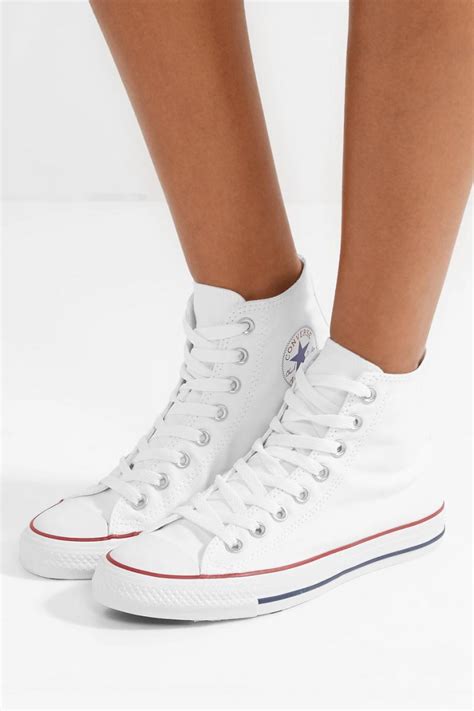 White | Womens Converse Sneakers Chuck Taylor canvas high-top sneakers White ⋆ Tippi Online