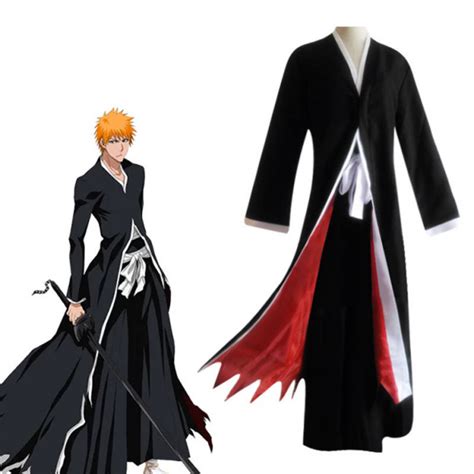 Basic Bankai Ichigo Kurosaki Bleach Cosplay Costume | Costume Party World