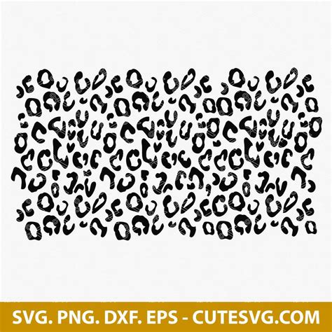 LEOPARD PRINT SVG CUTTING FILE, Cheetah Print Svg, Animal Print Svg, Leopard Svg, Leopard ...