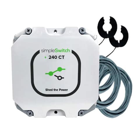 simpleSwitch 240CT comes with Clamp Style CT's - Simple Switch Canada