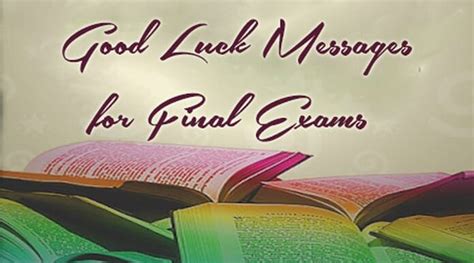 Final Exams Good Luck Wishes