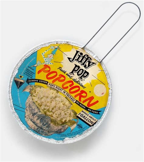 Original vintage Jiffy Pop popcorn--one of the first foods to be ...