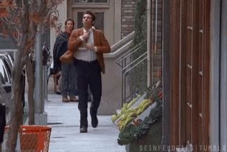 Running Kramer GIF - Running Kramer Seinfeld - Discover & Share GIFs