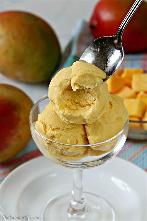 Mango Ice Cream | Recipe | Mango ice cream, Ice cream, Ice cream popsicles