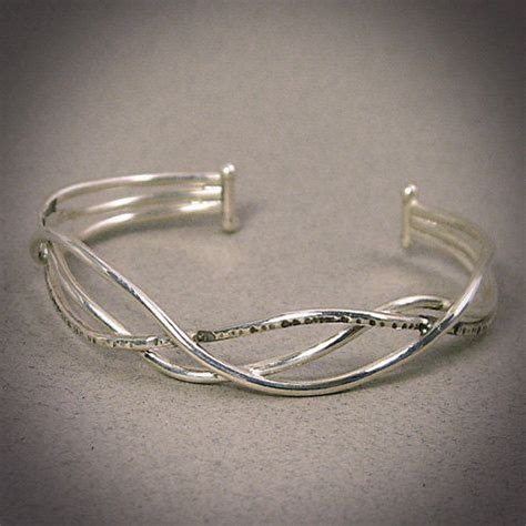 Sterling Silver Wave Bracelet | Etsy | Wave bracelet, Sterling silver cuff, Bracelets