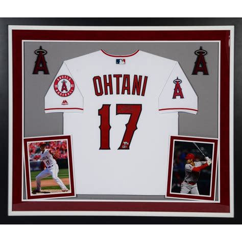 Autographed Los Angeles Angels Shohei Ohtani Deluxe Framed Jersey – L.A ...