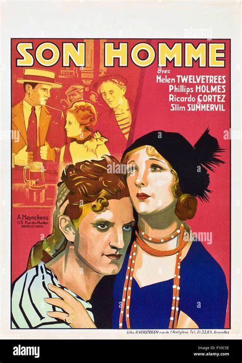 Her Man (1930) - French Movie Poster Stock Photo - Alamy