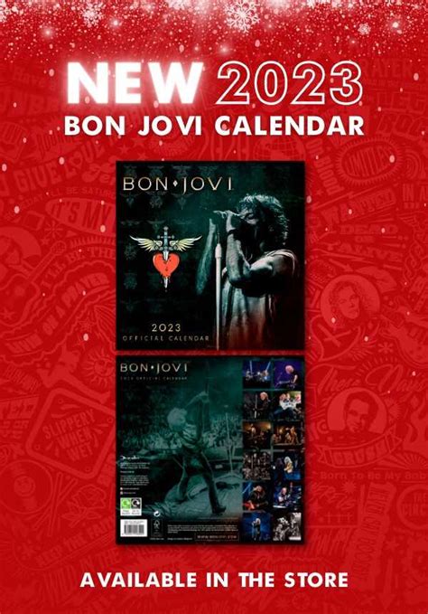 Publicado el calendario 2023 de Bon Jovi ‹ Metaltrip