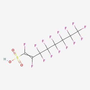 Perfluorooctane-n-sulfonic acid | C8HF15O3S | CID 163197035 - PubChem