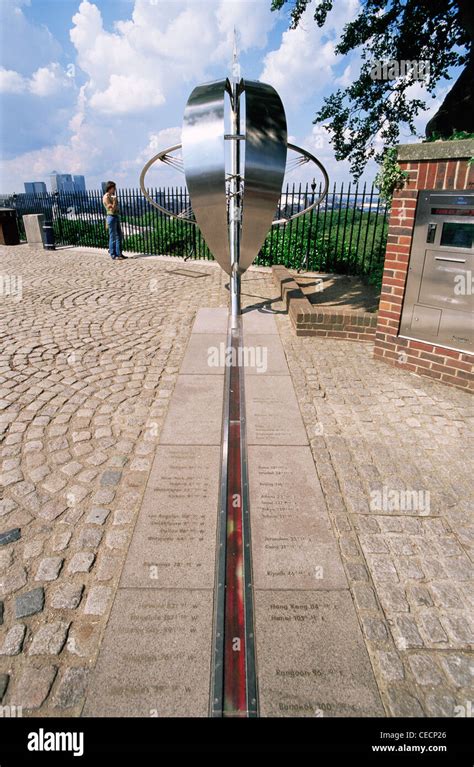 England, London, Royal Observatory Greenwich, Meridian Line Stock Photo: 43306654 - Alamy