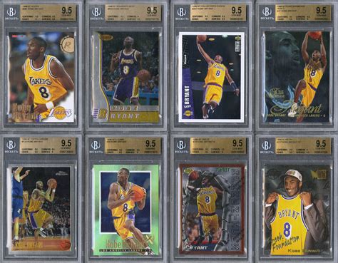 Lot Detail - Kobe Bryant BGS GEM-MINT Rookie Card Master Collection (16 ...