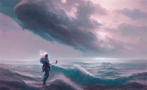 A painting of Neptune trending on artstation in the | Stable Diffusion ...