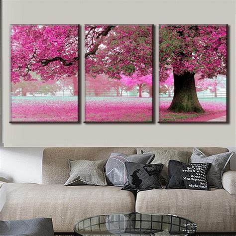 The 15 Best Collection of Pink Canvas Wall Art