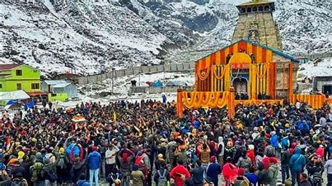 IN PHOTO: Kedarnath shrine opens for devotees amid inclement weather