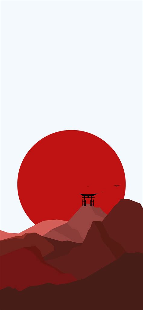 Iphone, Japan Red HD phone wallpaper | Pxfuel