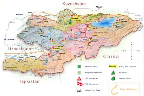 Maps of Kyrgyzstan | Map Library | Maps of the World