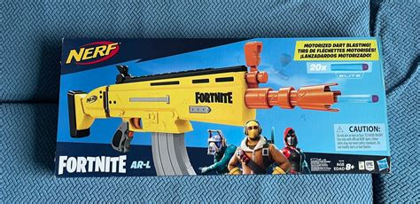 NERF Fortnite AR-L Elite Dart Blaster, 興趣及遊戲, 玩具 & 遊戲類 - Carousell