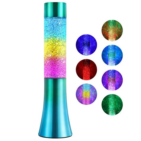 Lava Lamp, Rainbow Glitter Lamps With Automatic Color Changing Function ...