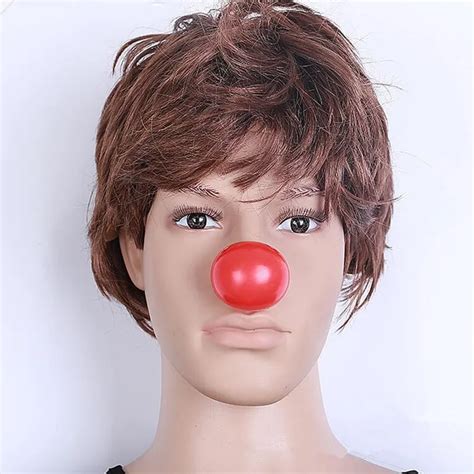 Novelty Plastic Red Clown Nose Circus Clown Performance Cosplay Props Kids Adults Masquerade ...