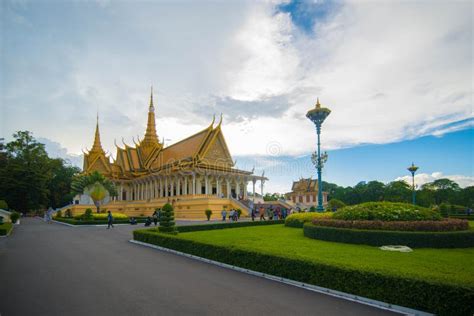 Throne from Different Angle Royal Palace, Cambodia Editorial Photo ...