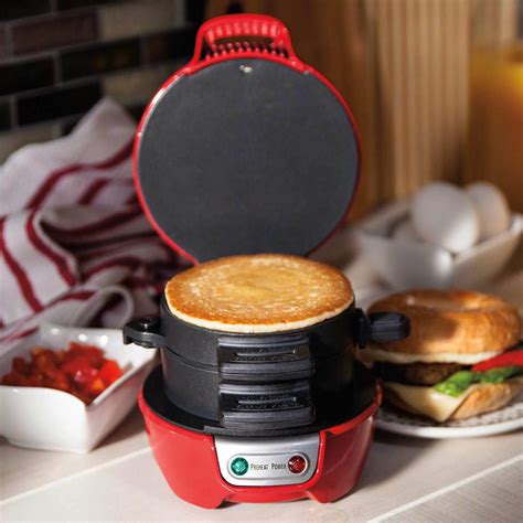 Hamilton Beach Breakfast Sandwich Maker - Red - 25476