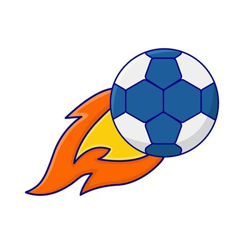 soccer ball with fire illustration 37132152 Vector Art at Vecteezy