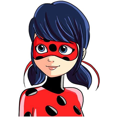 How to Draw Miraculous Ladybug - Really Easy Drawing Tutorial | Ladybug cartoon, Funny paintings ...