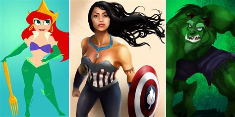 20 Disney Characters Reimagined As Superheroes