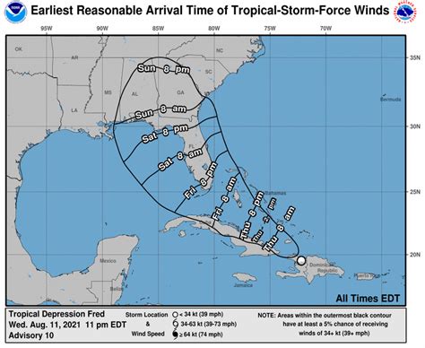 Tropical Storm Fred path projected towards Florida | West Central ...