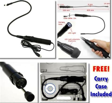 USB Flexible Snake Scope Camera Borescope Waterproof CE Homealarm From Homealarm, $51.56 ...