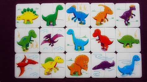 Dinosaur Matching Game for Kids! | K's Toys - YouTube