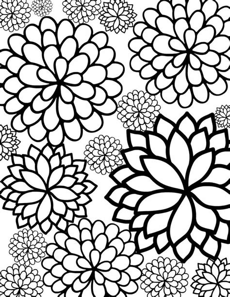 Sheenaowens: Flower Coloring Pages For Kids