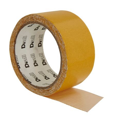 B&Q Extra strong Yellow Double sided carpet tape (L)10m (W)50mm | Departments | DIY at B&Q