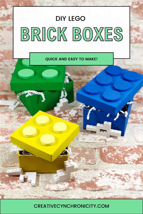 DIY Lego Brick Boxes - Creative Cynchronicity