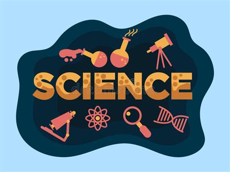 Science Lettering Horizontal Banner Stock Vector - Illustration of flame, formula: 164752257