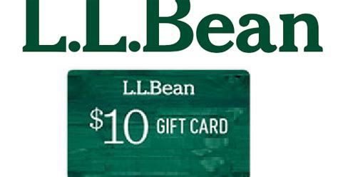 Free $10 L.L. Bean Gift Card in The L.L. Bean Catalog Mailed To Your ...