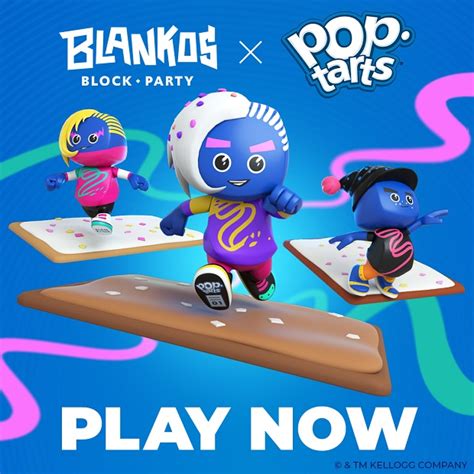 Pop-Tarts enters Metaverse with Blankos Block Party Game Characters ...