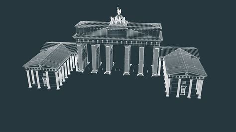 Brandenburg Gate 1989 Model - TurboSquid 1462668